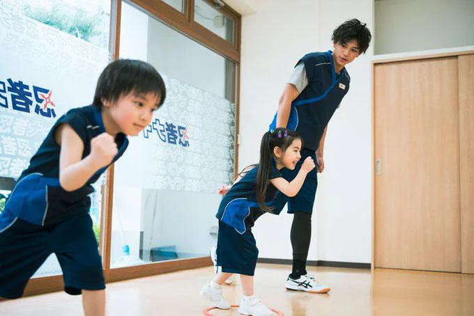 スポーツ教室でかけっこ特訓！