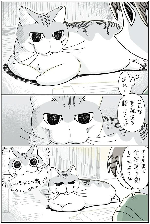 さっきまで全然違う顔してたような