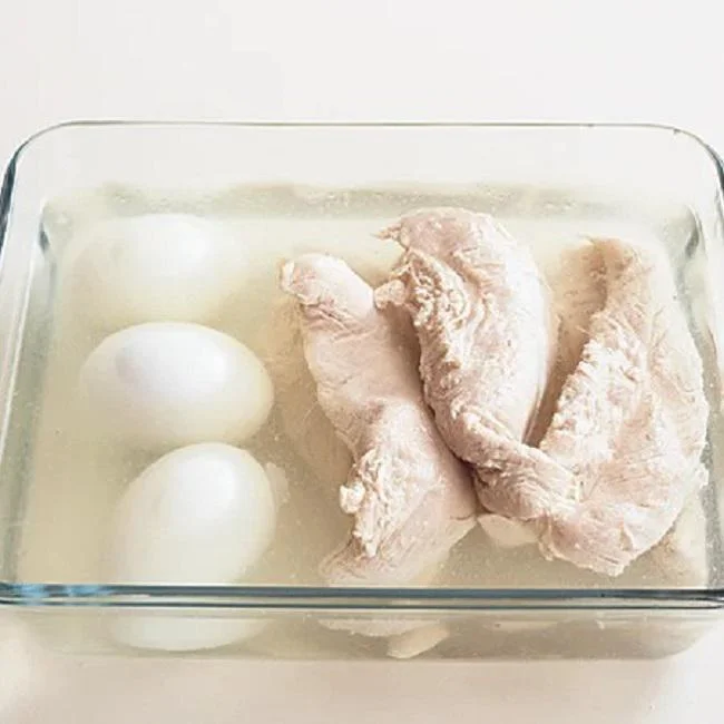 ささ身と卵の塩ゆで／ゆで卵で作るレシピ（24/30）