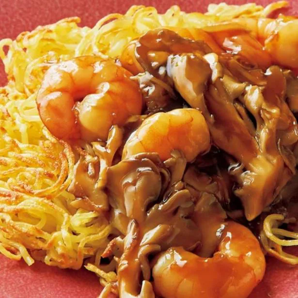 えびのあんかけかた焼きそば／アレンジ焼きそば（11/20）