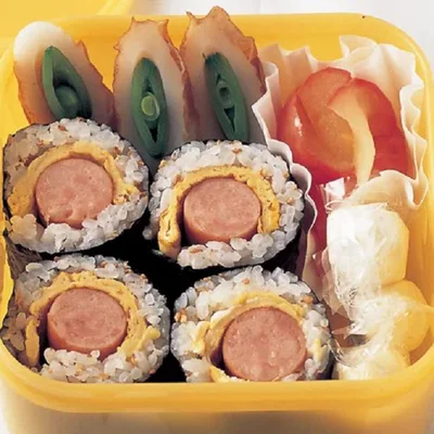 ウインナのり巻き弁当／まだある！アイデアお弁当のおかず画像（12／60）