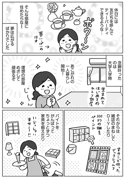 あこがれの一人暮らし開始！