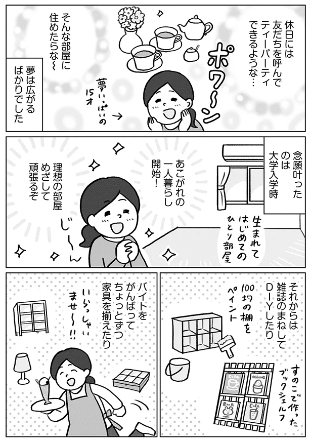 あこがれの一人暮らし開始！