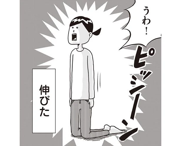 「ヒザ立ち」で背筋シャキーン！ 慢性的ねこ背解消の兆しが見えてきた／ねこ背を治したいにゃー（4）