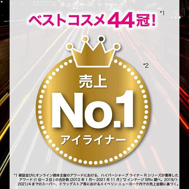 ベストコスメ44冠!