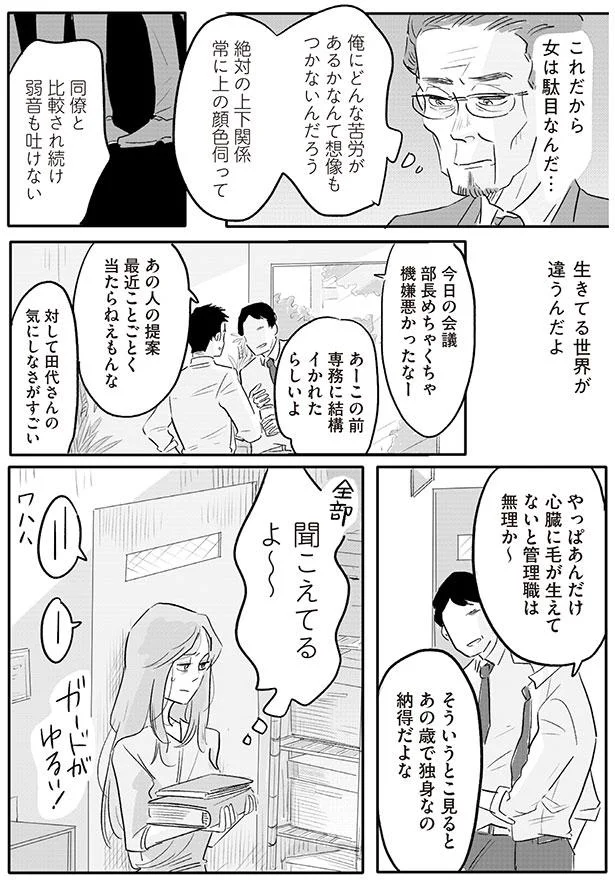 これだから女は駄目なんだ…