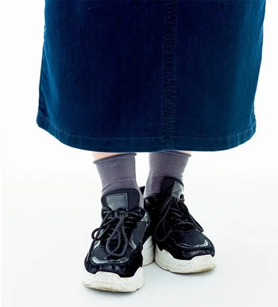 ルール３▷「脚が長い」かのように見せる！→ボトムの裾と靴を色でつなげる！／見た目−５kgの着やせコーデ（4/17)