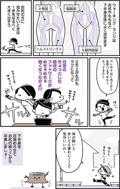 立ち上がるのもラクになって