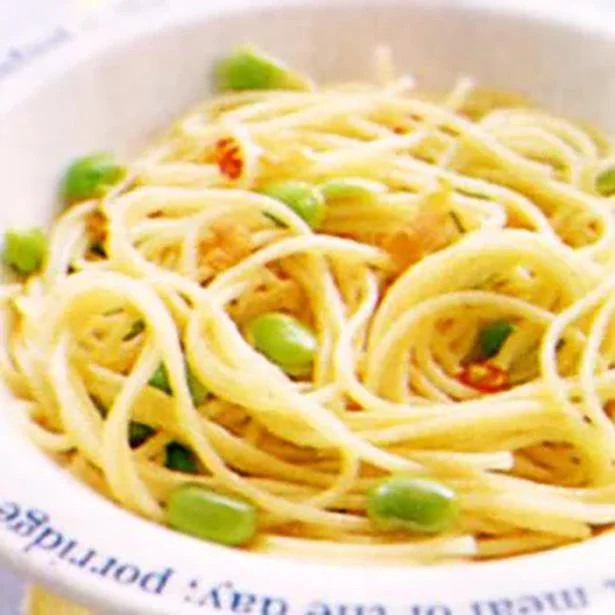 枝豆のスパゲッティ／こんなにバリエ豊富！ペペロンチーノのレシピ画像（25/30）