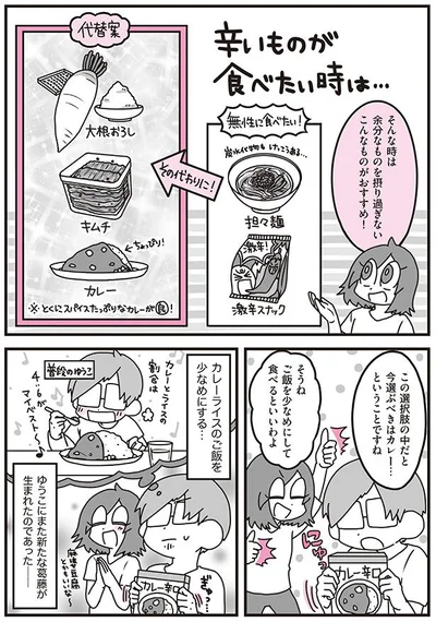 辛いものが食べたい時の代替品