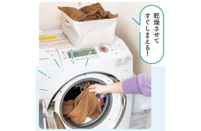 洗濯機の衣類乾燥モード