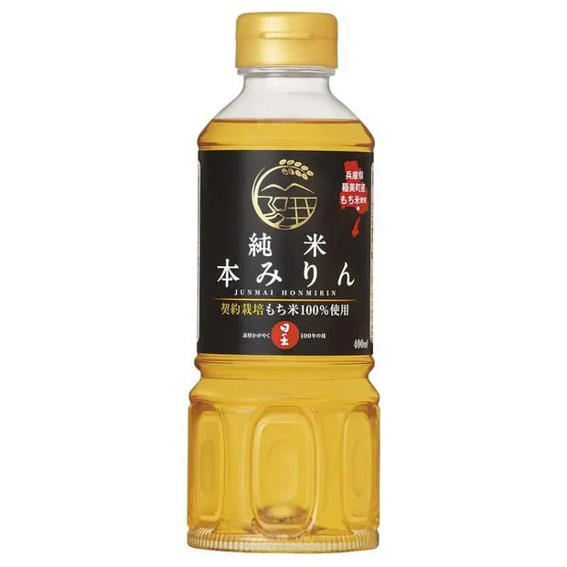 キング酒造の創業地のもち米を100%使用した「稲美町産純米本みりん」は、飲めるほどおいしいと評判!