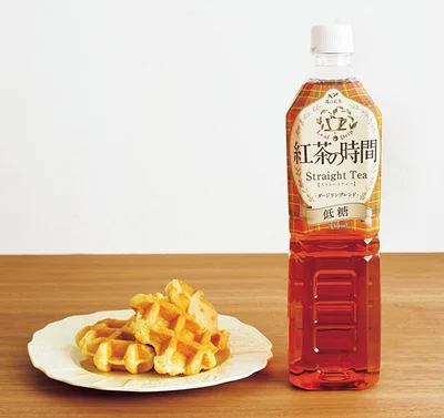 「紅茶の時間」ストレートティー 低糖には、バターを使ったスイーツがおすすめ