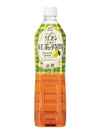 レモンの酸味とほのかに甘い味わい「紅茶の時間 ティーウィズレモン 低糖」