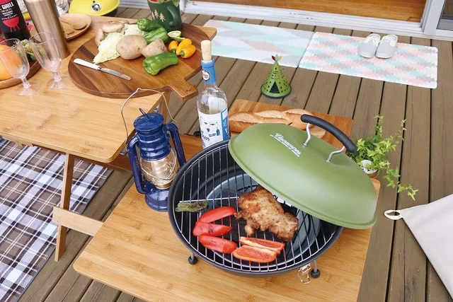 思い立ったらすぐBBQ！ 持ち運び簡単なミニコンロでアメリカンな週末を