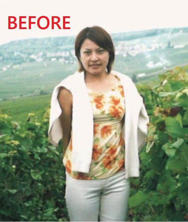 岸村さんのBefore写真。15kg減量に成功!