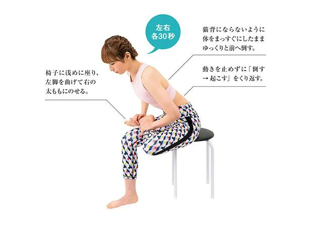 トレーニングの前に！おしりのストレッチ