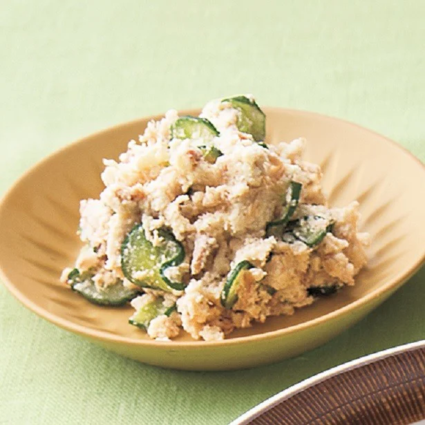 見た目はまさにポテトサラダ。お味の方も、もちろん◎ 