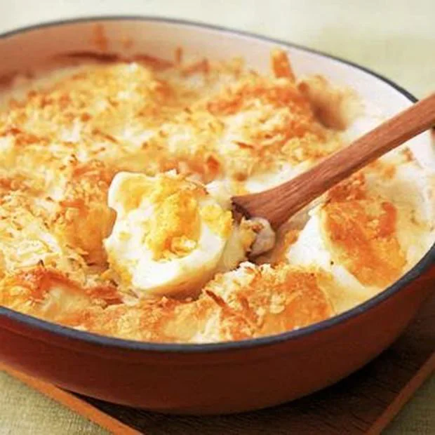 子どもも大好き!「ゆで卵とじゃがいものグラタン」/買い置き食材+卵のレシピ(2/ 30)