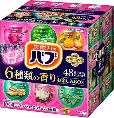 【大容量】 バブ 6つの香りお楽しみBOX 48錠 炭酸 入浴剤 詰め合わせ [医薬部外品]