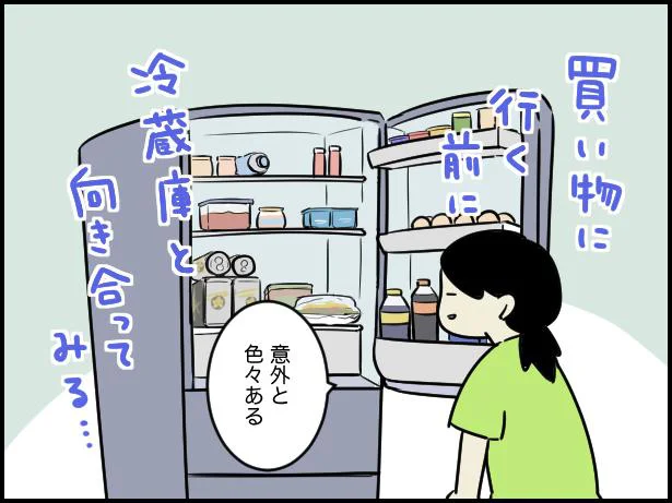 冷蔵庫と向き合ってみる…