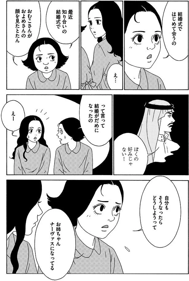 結婚式ではじめて会うの