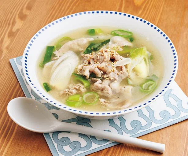 豪華！ メインになる「しゃぶしゃぶ肉とねぎのとろみスープ」／少ない材料で作る！ウマすぎる時短おかず（9）