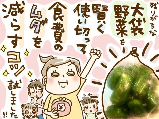 食費のムダを減らすコツ、試しました!!