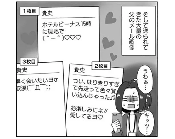 そして送られてきた大量の父のメール画像