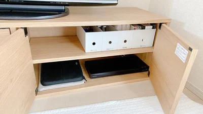テレビボードなどの中の引き出し収納として使うのにもぴったり