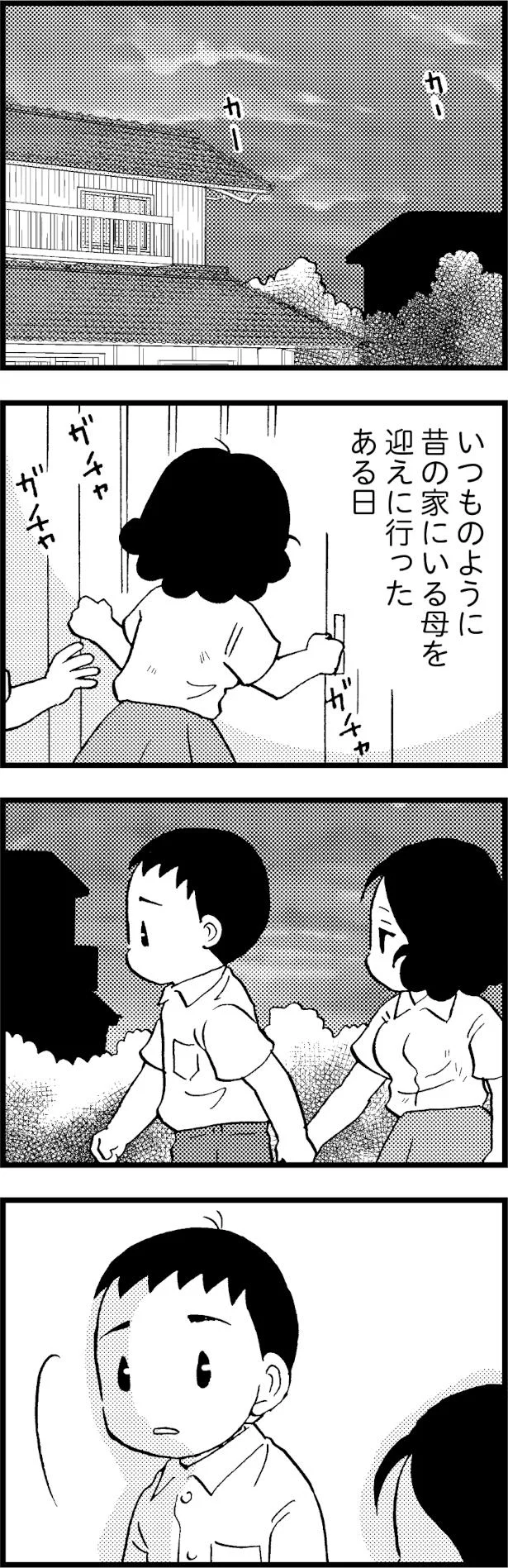 昔の家にいる母を迎えに行ったある日