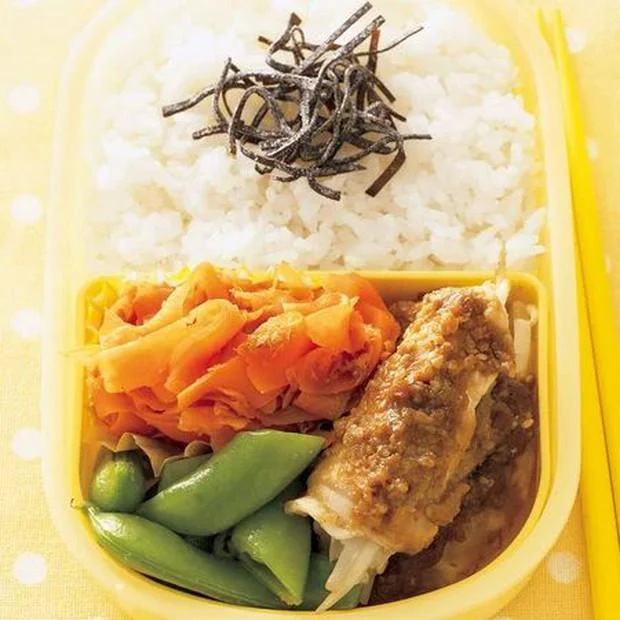 「もやしの肉巻き弁当」