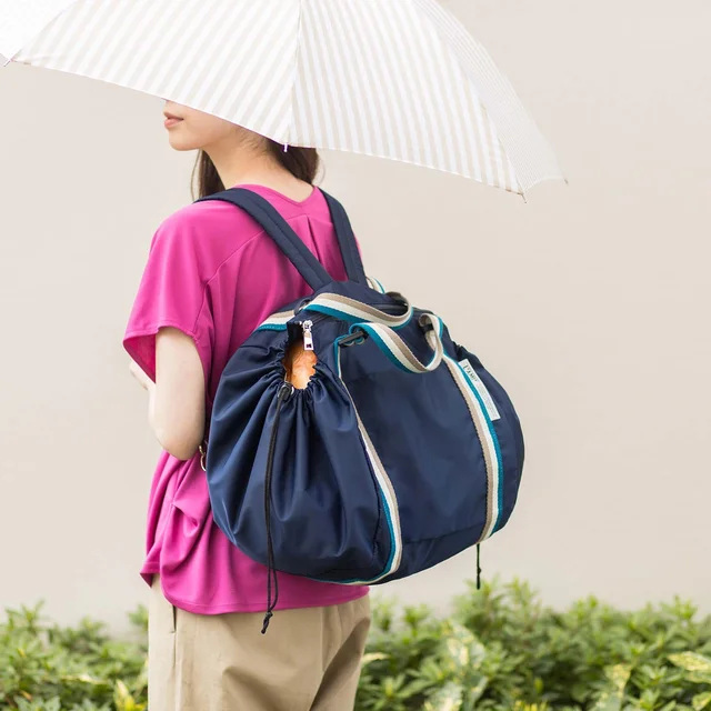 梅雨の買い物も楽チン！ ママたちに大人気のレジカゴリュックが撥水対応に