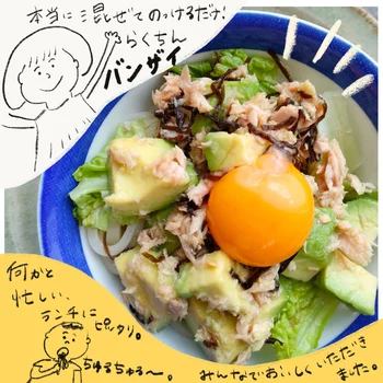 幼稚園児息子も大喜び♪火をほとんど使わない！まぜてのっける簡単ランチ