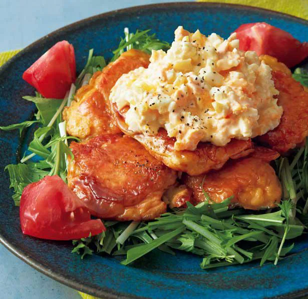 【太らないおかず】とりもも肉を鮭にチェンジ！揚げ焼きで作る「揚げない鮭南蛮」（6）