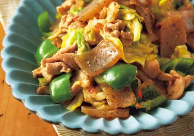 【管理栄養士直伝の太らないおかず】お肉は少量でも大満足！食物繊維がしっかり摂れる「こんにゃくの回鍋肉」（7）