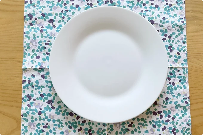 「レギュラーホワイト プレートL」 材質:磁器 直径:約23cm(実寸)