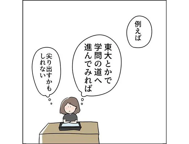 例えば東大とかで学問の道へ進んでみれば…