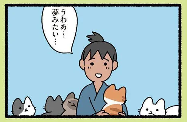 うわあ〜夢みたい…