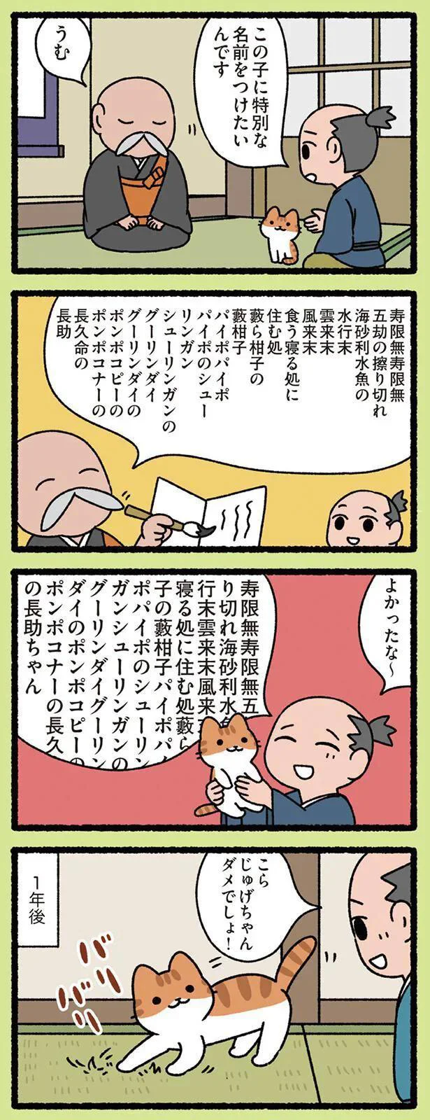 こら じゅげちゃんダメでしょ!