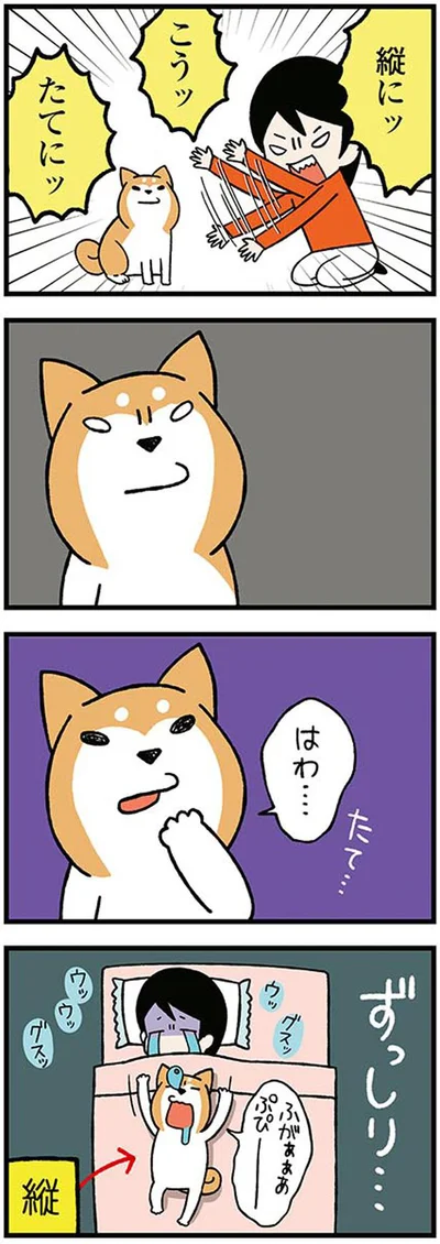 縦にッ、こうッ、たてにッ