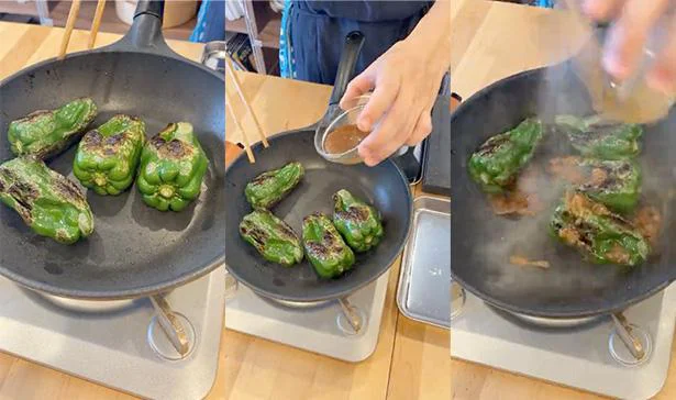 合わせ調味料を加えてさっと炒め、完成!