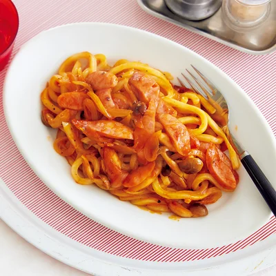 うどんdeナポリタン