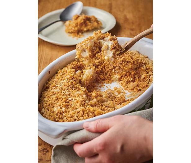食べたい分を取り分けて。揚げずにトースターで仕上げる「スコップコロッケ」【SNSで大人気！ごちそうおうちごはん】