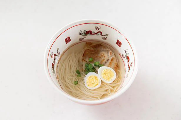 「そうめん風ラーメン」が完成!