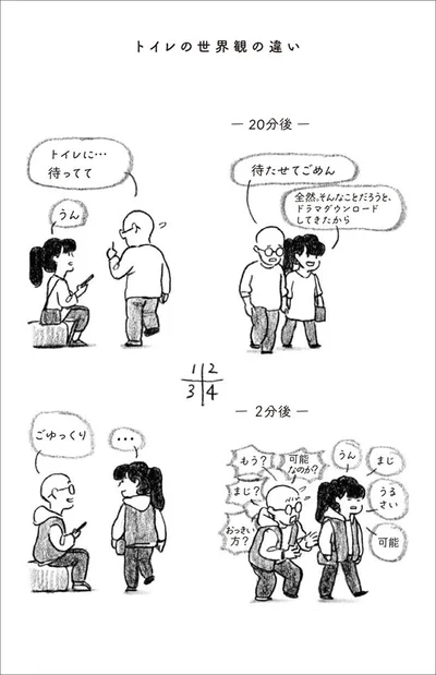 隊長と自分の違いに気づく
