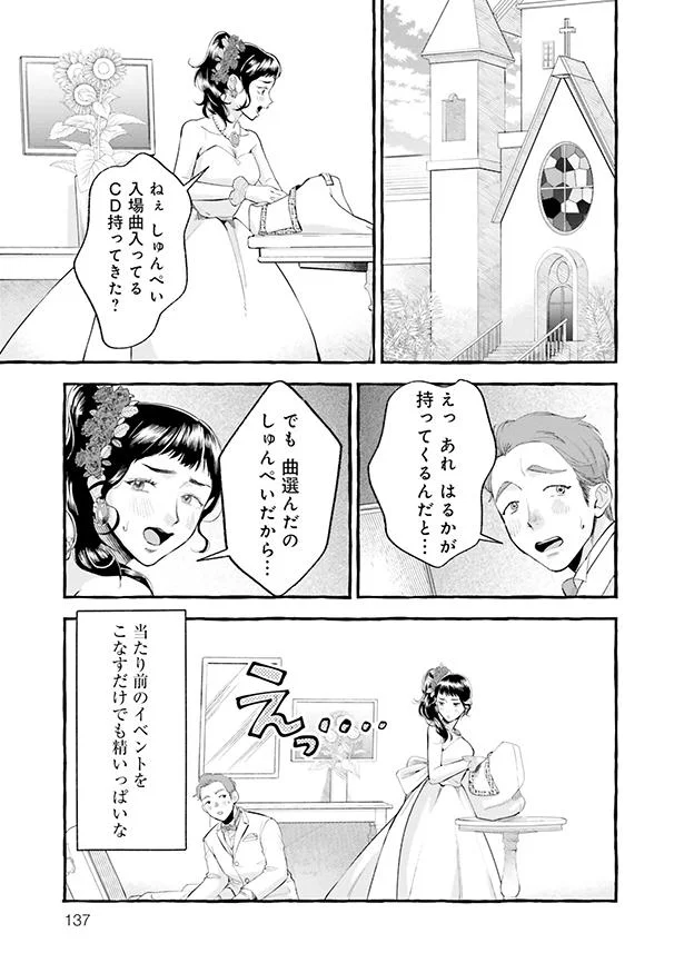 結婚式では…