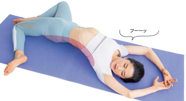 寝たまま股関節をほぐしてお腹もキュッ！ 骨盤のゆがみを改善する「パタパタ体操」（1）