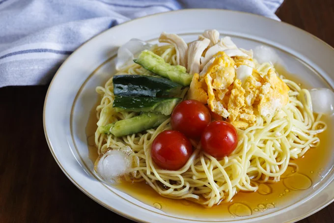 いつもの冷やし中華が乾麺でおいしく大変身！