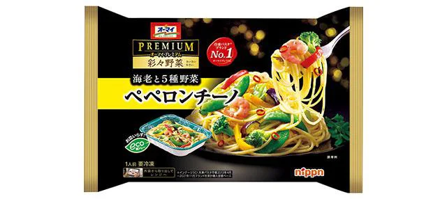 オーマイプレミアム 彩々野菜 ペペロンチーノ